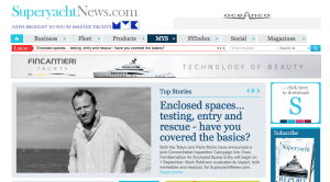 Screen Shot SuperyachtNews Article