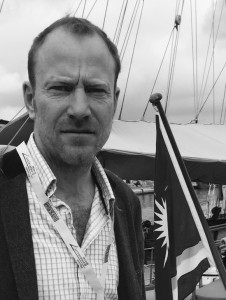 Mark RMI Flag BW Crop