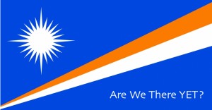 RMI flag Are We There YET? White