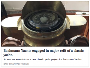 Bachmann Yachts Project Article