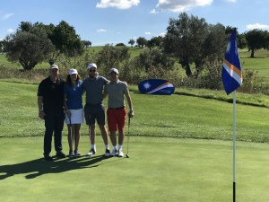 pinmar 2017 infront of flag
